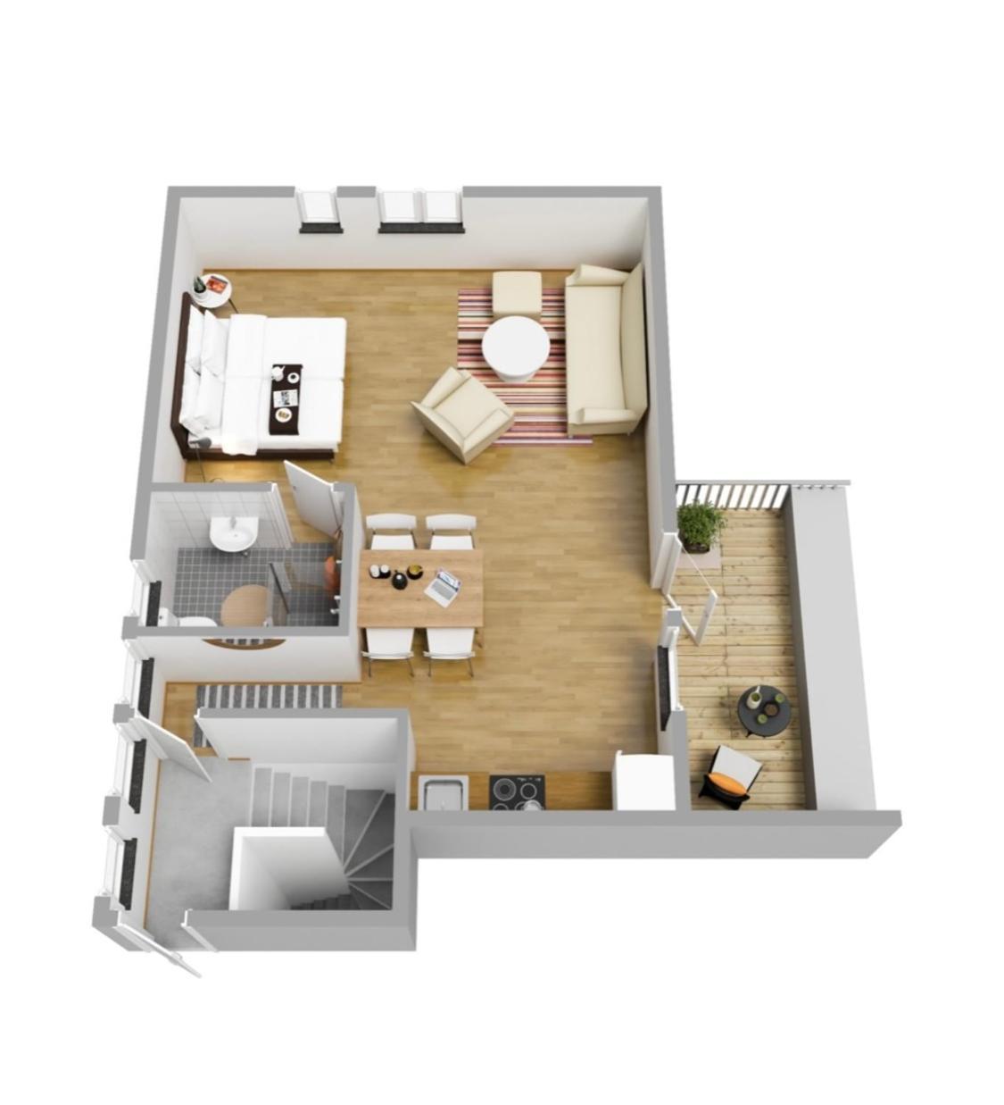 Apartamento Hamnhuset Bjoerkoe Bjorko  Exterior foto